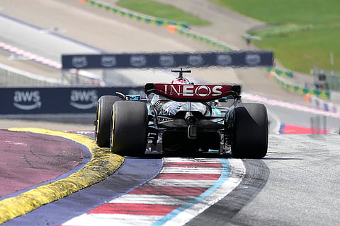 Mercedes driver Lewis Hamilton